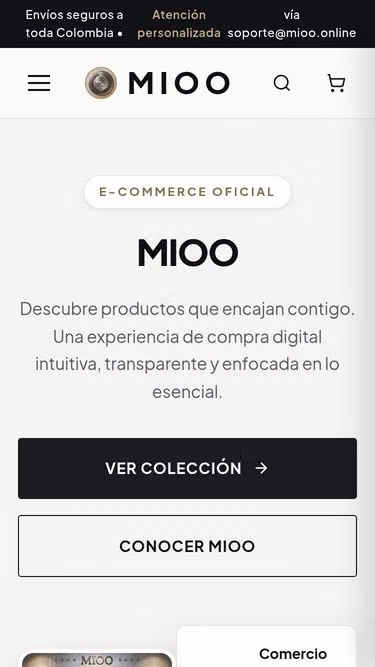 Screenshot of mioo.online