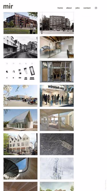 Screenshot of mir.nl