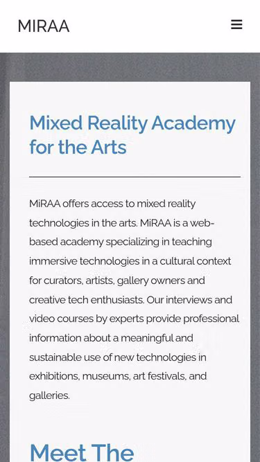 Screenshot of miraa.org
