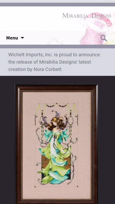 Screenshot of mirabilia.com