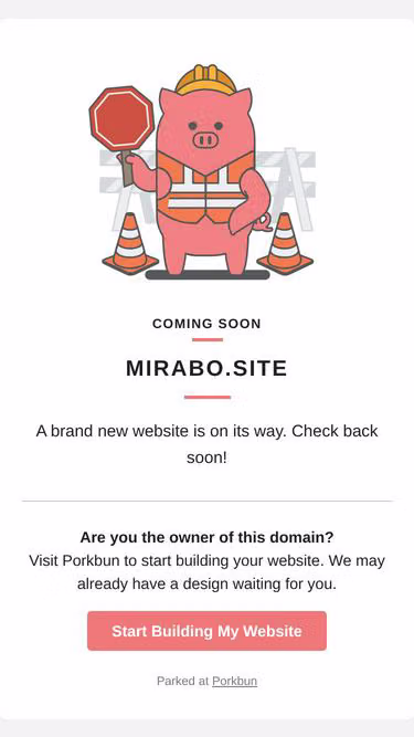 Screenshot of mirabo.site
