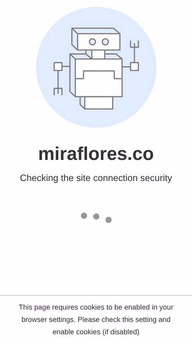 Screenshot of miraflores.com.co
