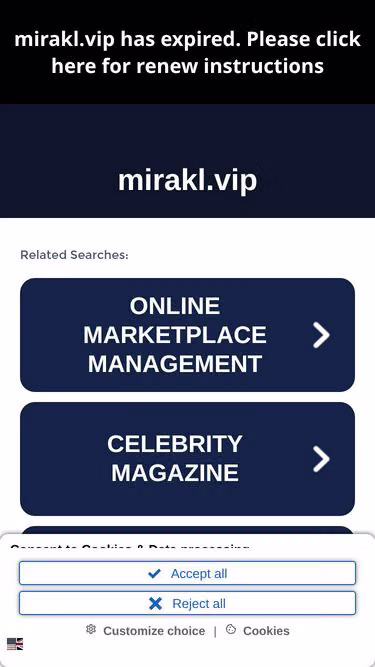 Screenshot of mirakl.vip
