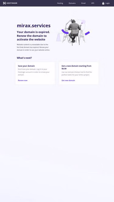 Screenshot of mirax.services