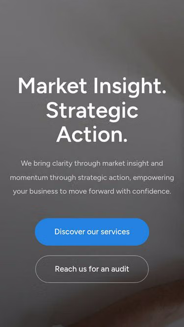 Screenshot of misa.consulting