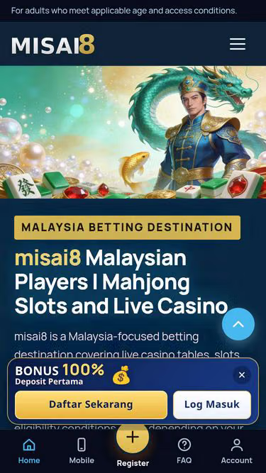 Screenshot of misai8.gold