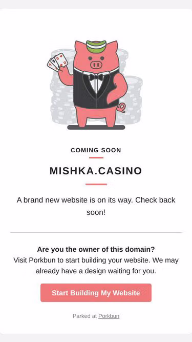 Screenshot of mishka.casino
