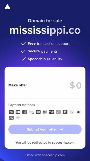 Screenshot of mississippi.co