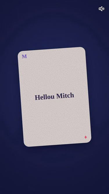 Screenshot of mitchell.party