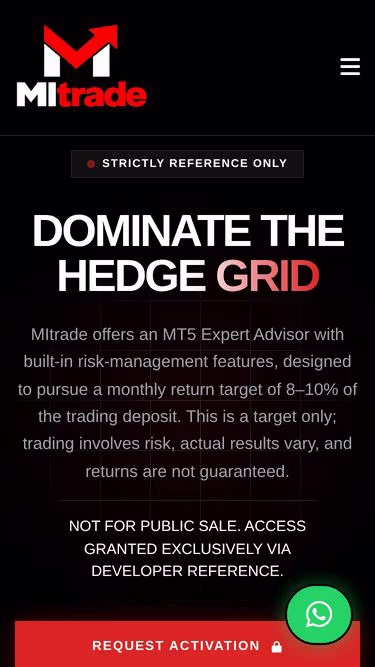 Screenshot of mitrade.in