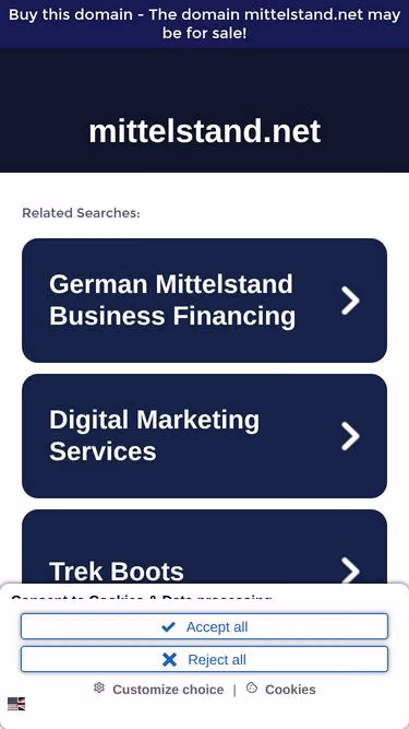 Screenshot of mittelstand.net