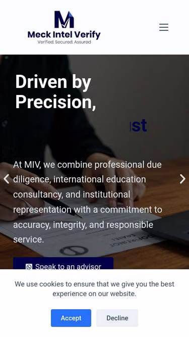 Screenshot of miv.lk