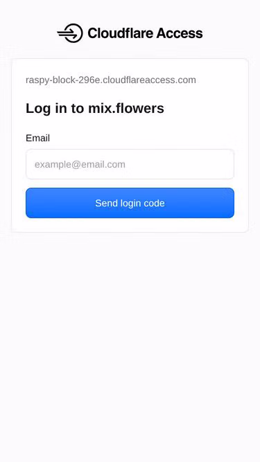 Screenshot of mix.flowers
