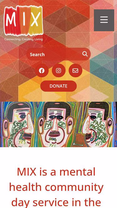 Screenshot of mix.org.nz