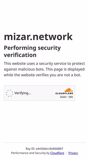 Screenshot of mizar.network