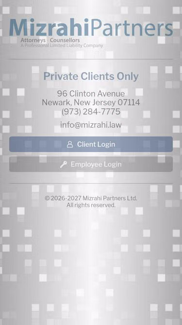 Screenshot of mizrahi.law
