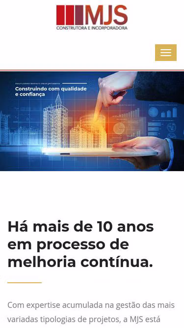 Screenshot of mjs.com.br