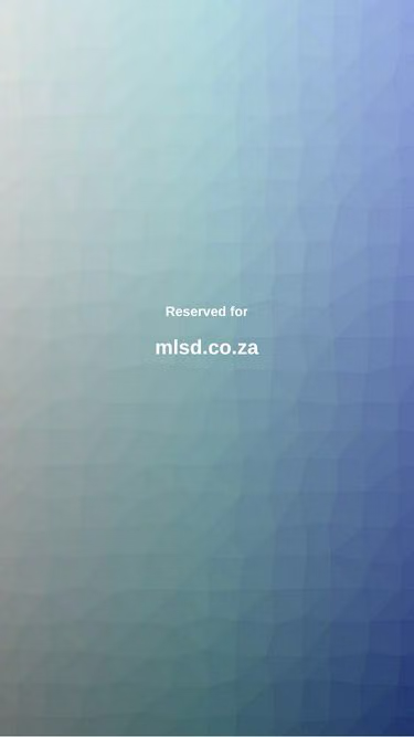 Screenshot of mlsd.co.za
