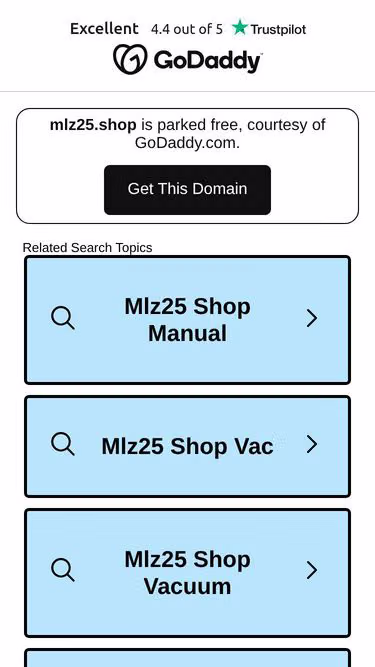Screenshot of mlz25.shop