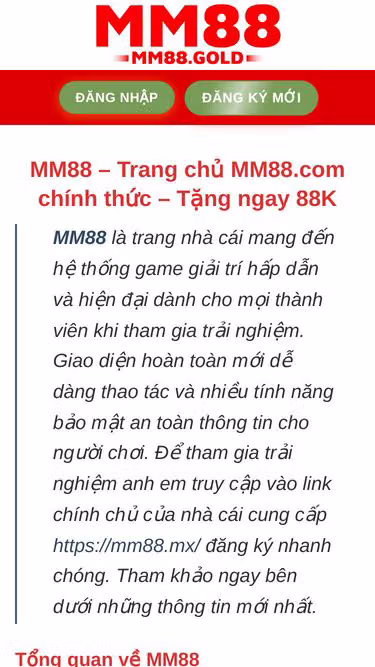 Screenshot of mm88.mx