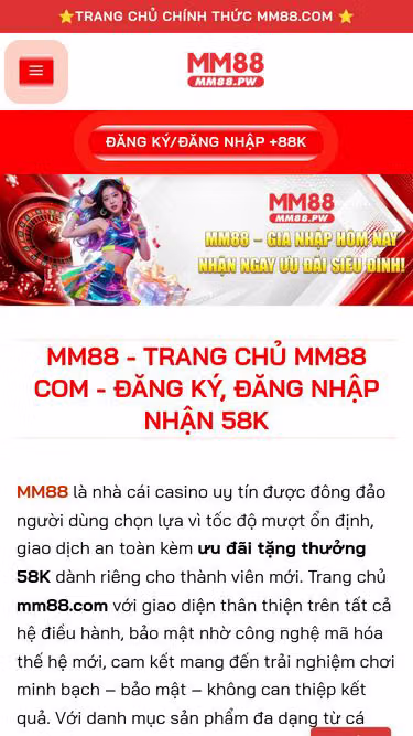 Screenshot of mm88.pw