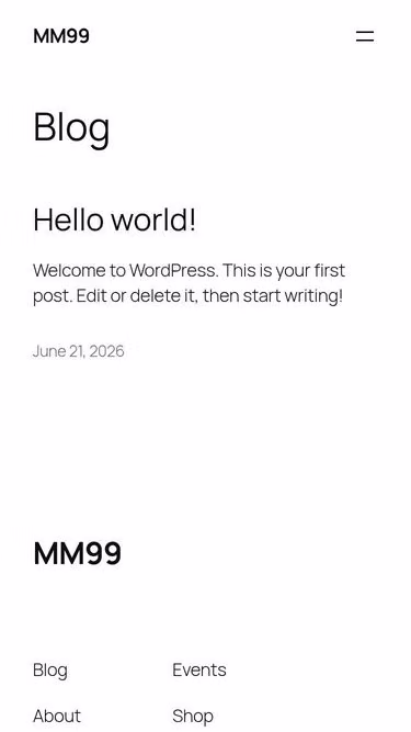 Screenshot of mm99.earth