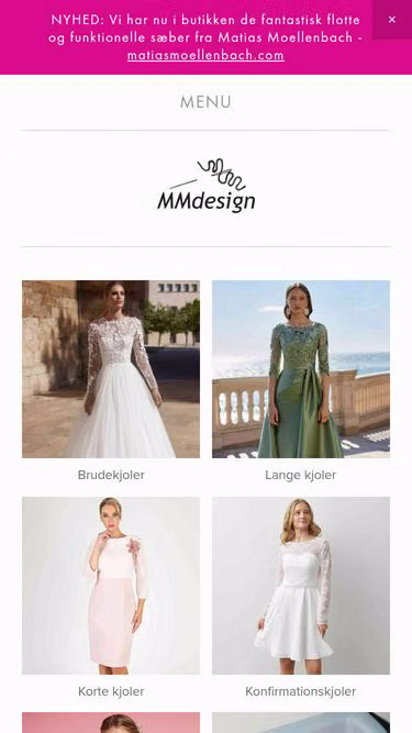 Screenshot of mmdesign.dk