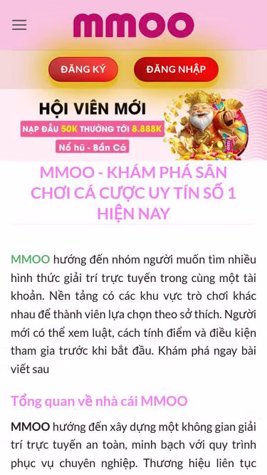 Screenshot of mmoo.yoga