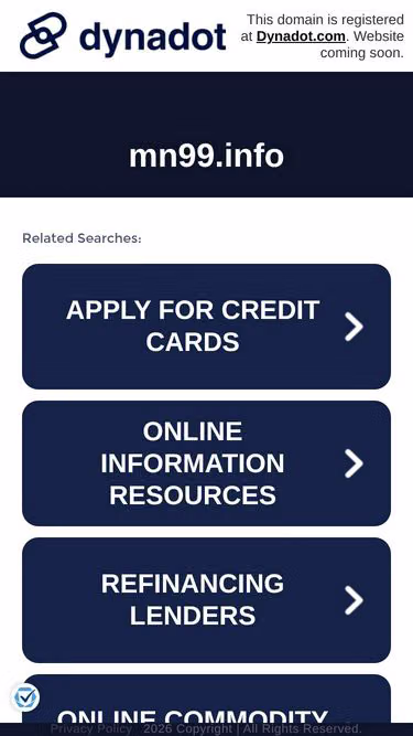 Screenshot of mn99.info