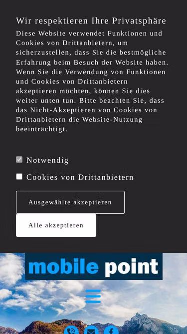 Screenshot of mobilepoint.at