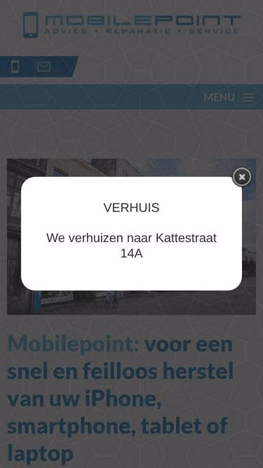 Screenshot of mobilepoint.be