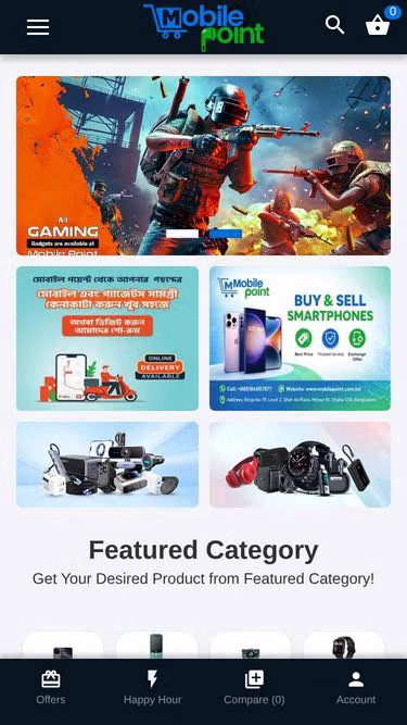 Screenshot of mobilepoint.com.bd