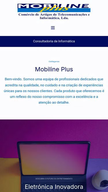 Screenshot of mobiline.pt