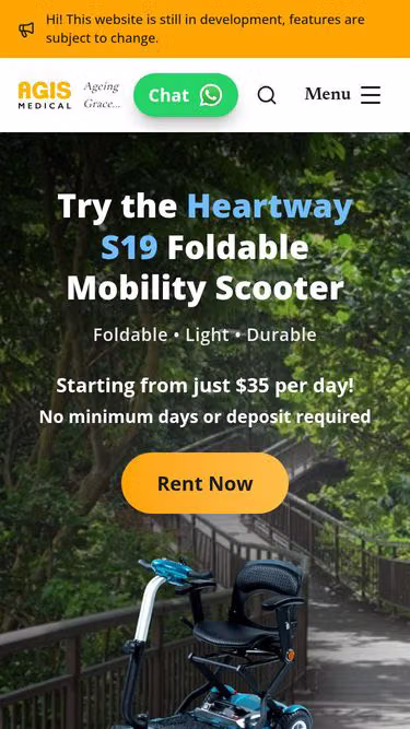 Screenshot of mobility.com.sg