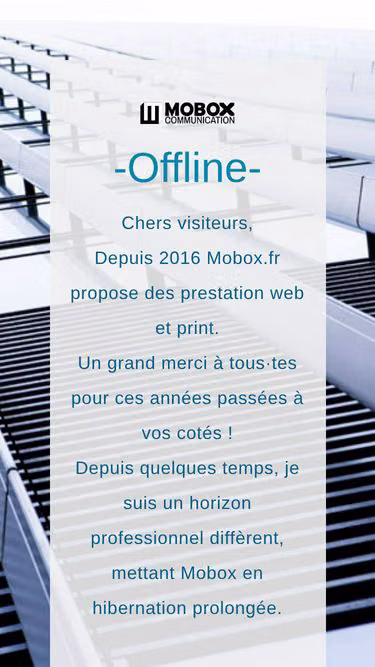 Screenshot of mobox.fr