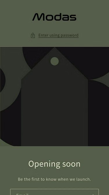 Screenshot of modas.pk