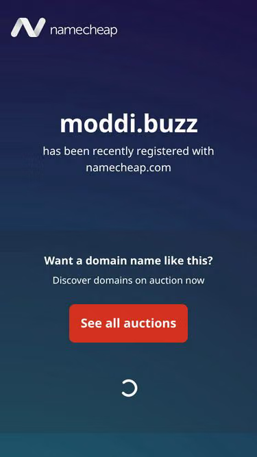 Screenshot of moddi.buzz