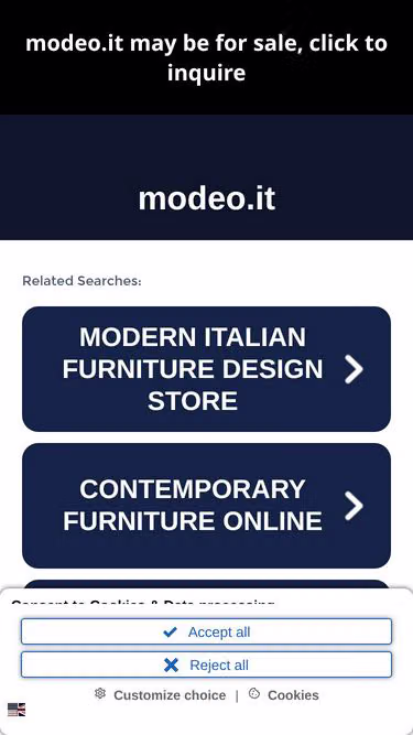 Screenshot of modeo.it