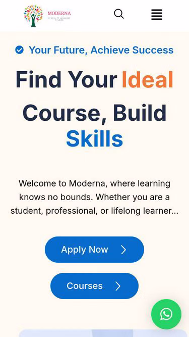 Screenshot of moderna.lk