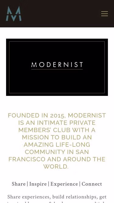 Screenshot of modernist.vc