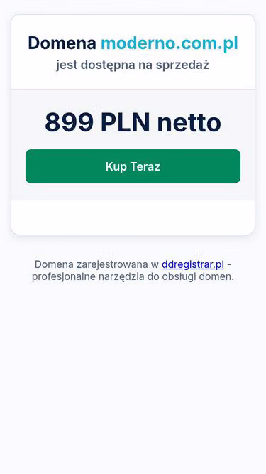 Screenshot of moderno.com.pl