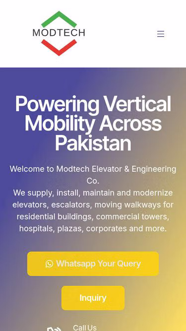 Screenshot of modtech.pk