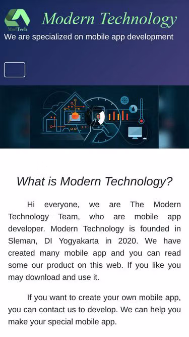 Screenshot of modtech.xyz