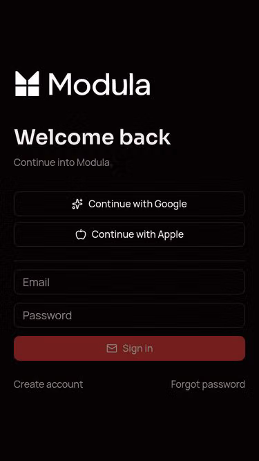 Screenshot of modula.website