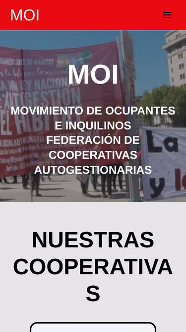 Screenshot of moi.org.ar