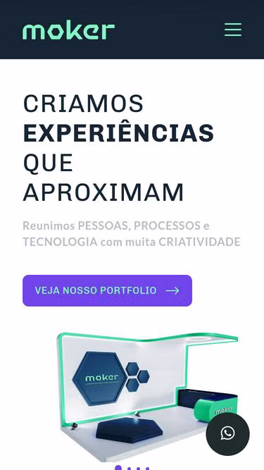 Screenshot of moker.com.br