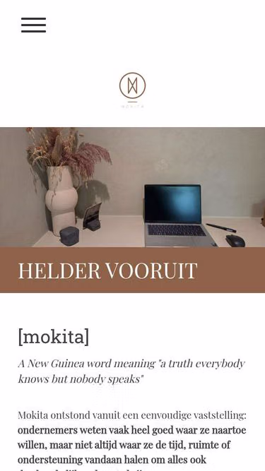 Screenshot of mokita.be