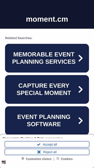 Screenshot of moment.cm