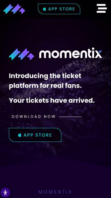 Screenshot of momentix.com