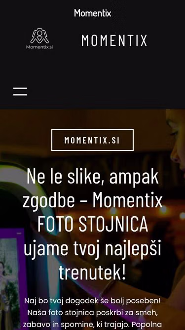 Screenshot of momentix.si